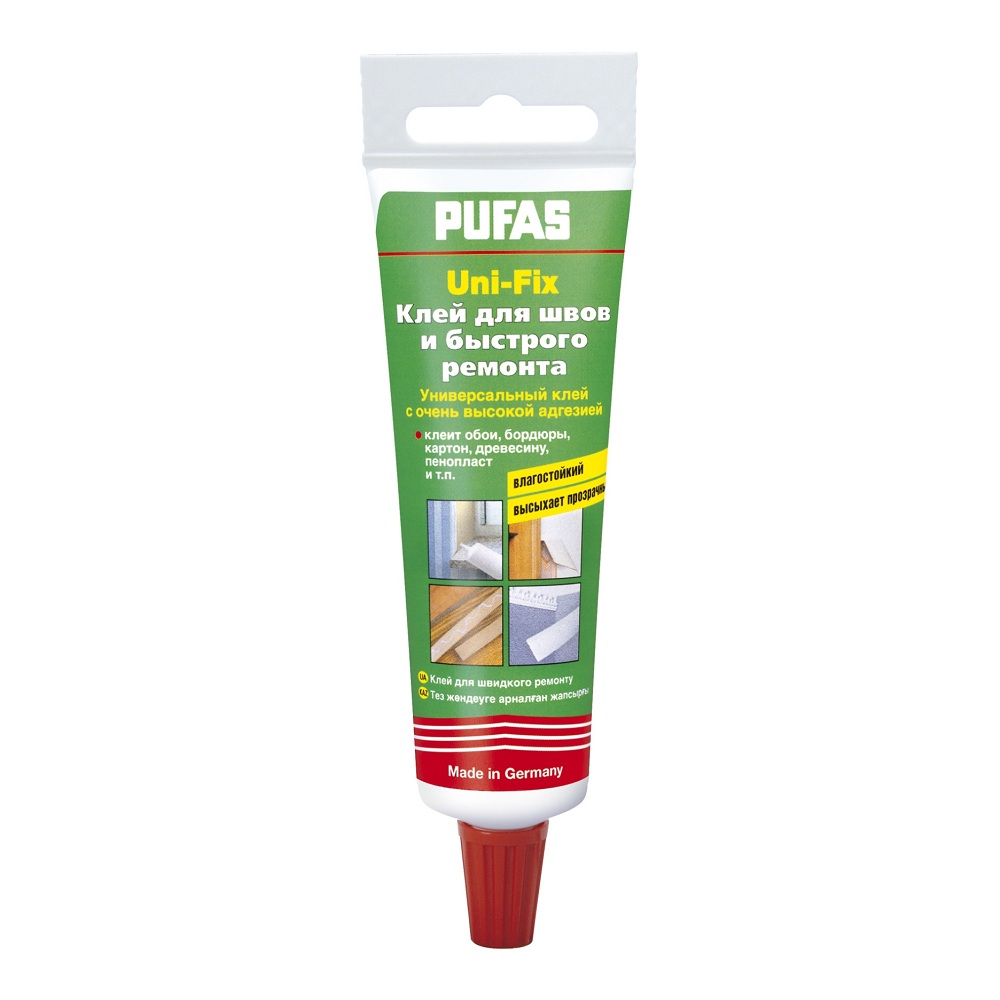 Клей Pufas Uni-Fix для быстрого ремонта 60 г