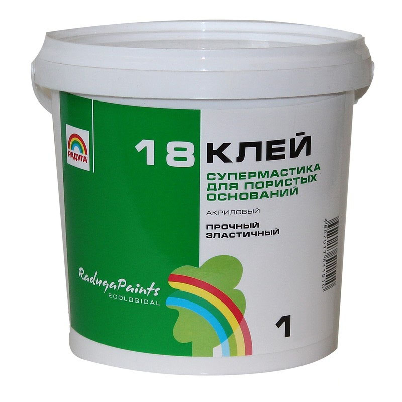 Клей супермастика Радуга-18 акриловый 1 кг