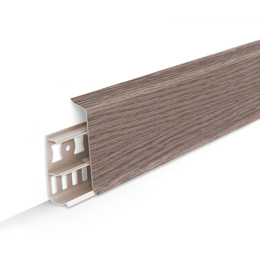 Плинтус Deconika 70мм №215 Дуб снежный