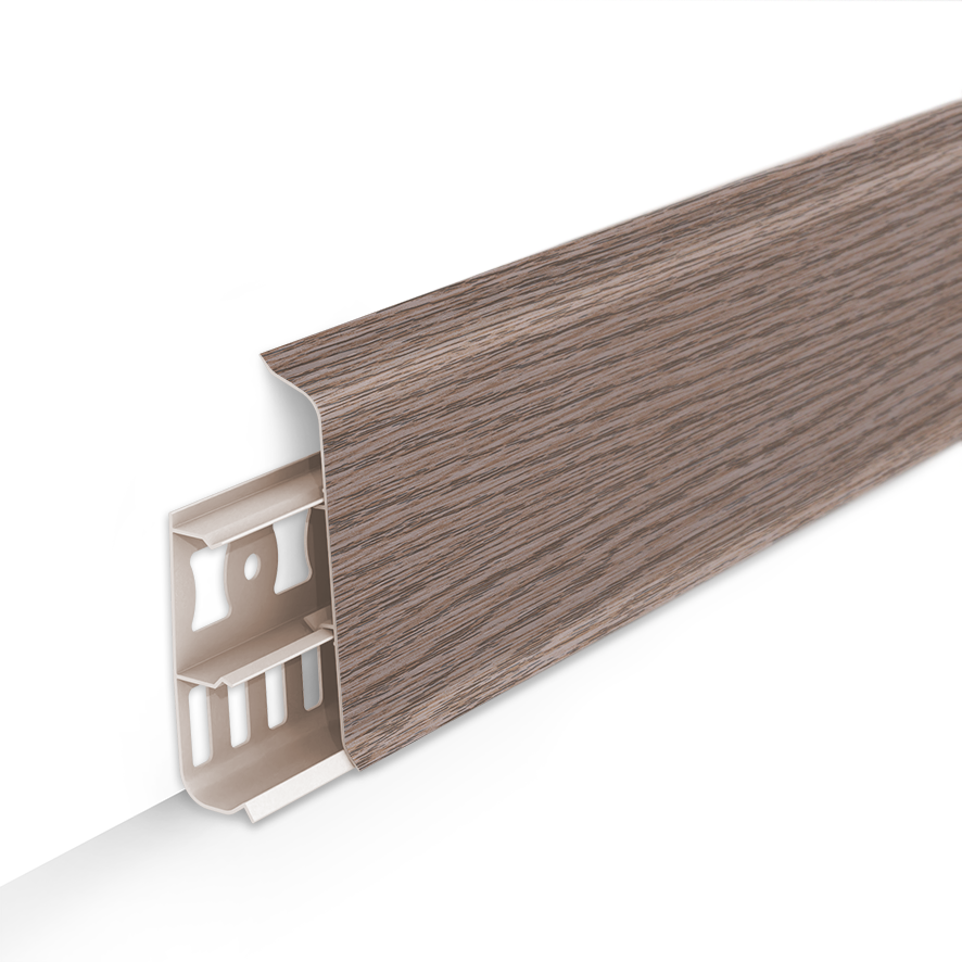 Плинтус Deconika 85мм №215 Дуб снежный