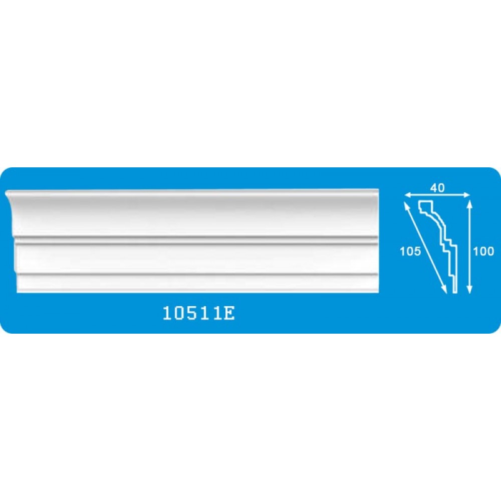 Плинтус потолочный 10511 2м