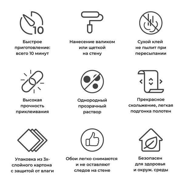 Клей обойный QUELYD Стеклообои 500 г