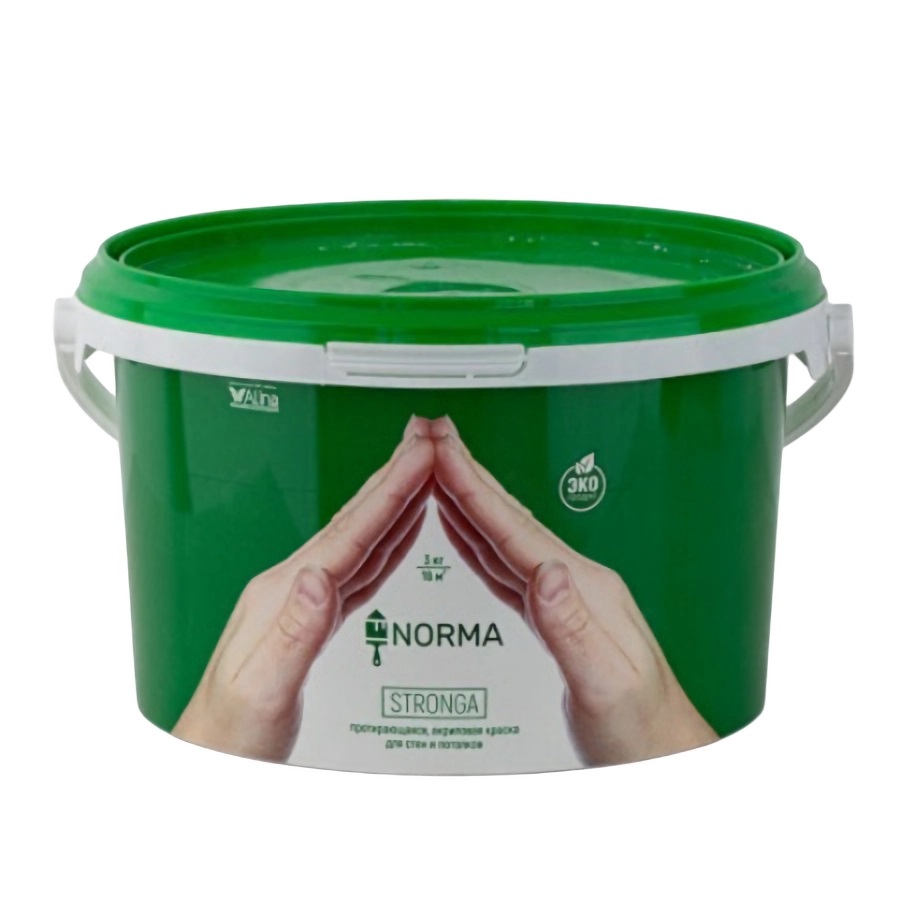 Краска водоэмульсионная, NORMA Stronga, 3 кг