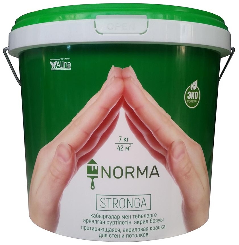 Краска водоэмульсионная, NORMA Stronga, 7 кг