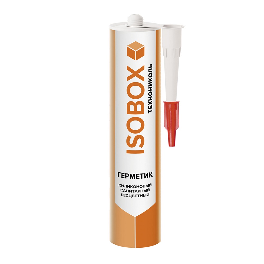 Герметик ISOBOX силиконовый санитарный бесцветный