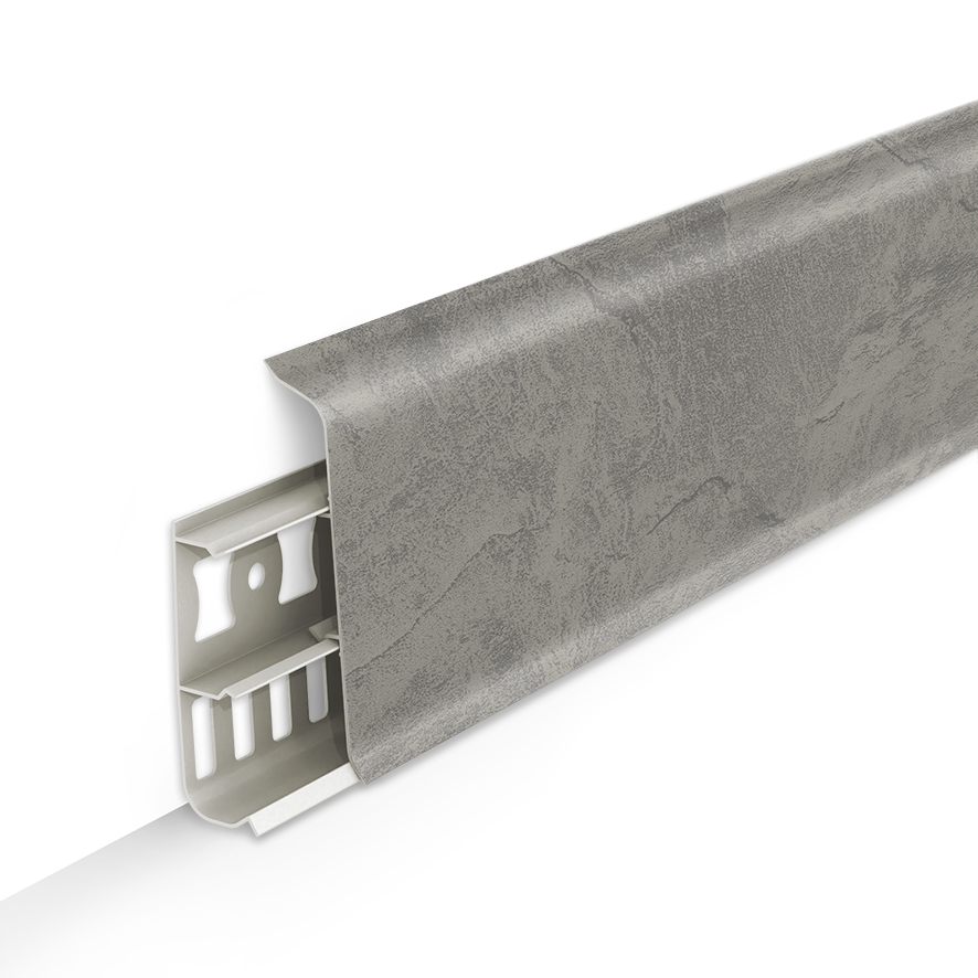 Плинтус Deconika 70мм №547 Лофт светло-серый