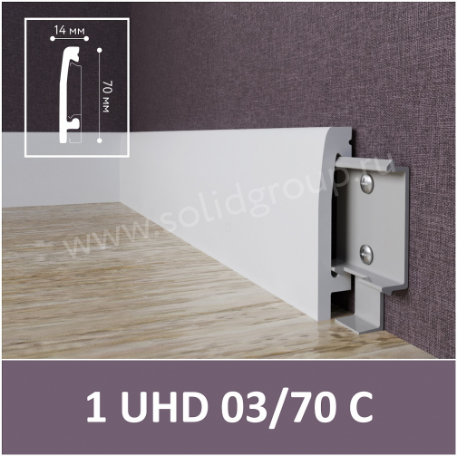 Солид UHD 2м*70мм Белый №03/70С