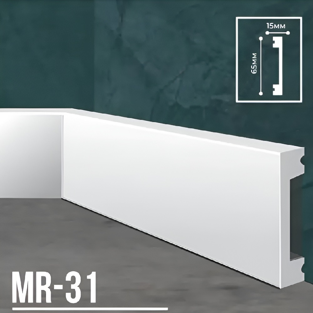 Плинтус Marrioni UHD MR-31 Белый